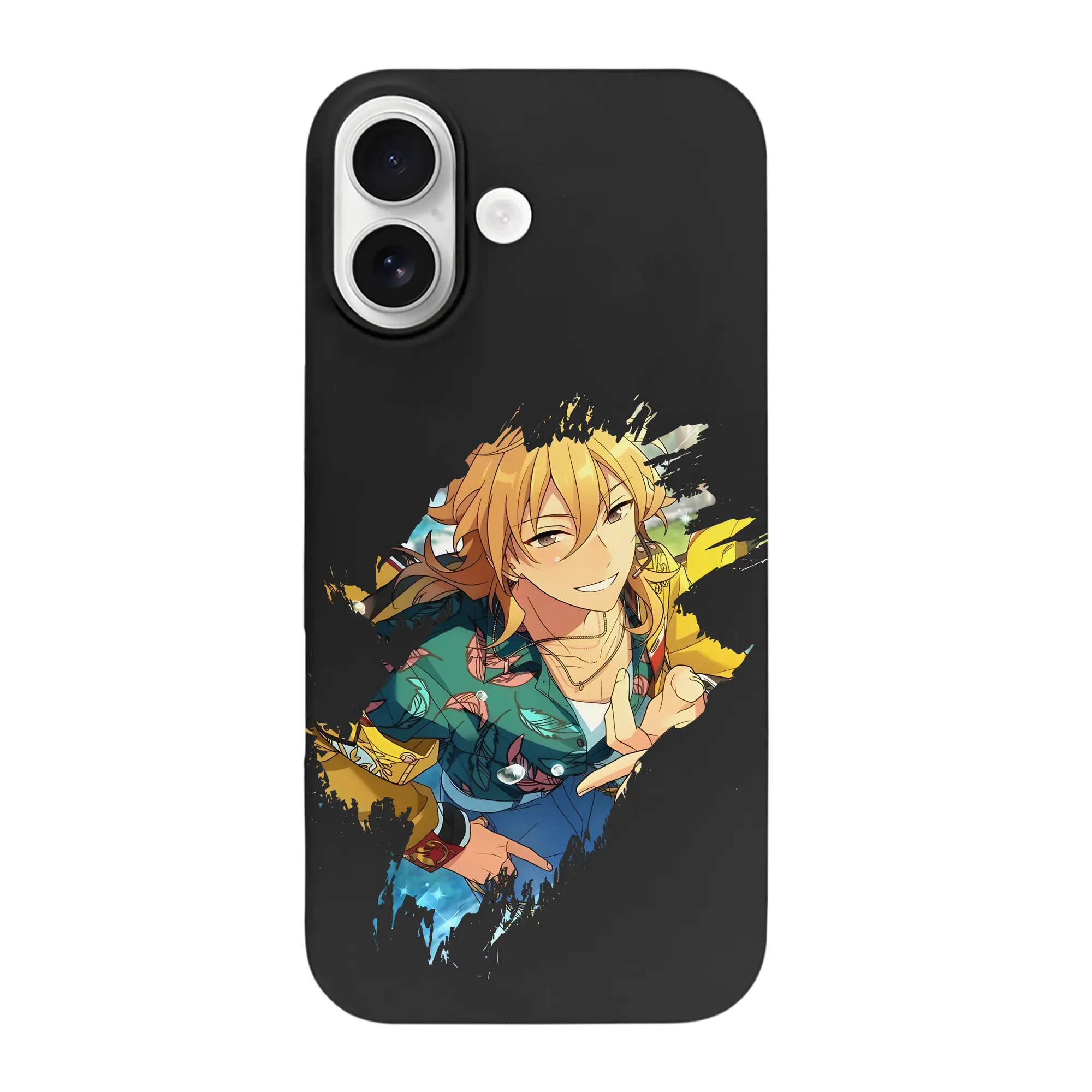 あんさん ぶる グッズ UNDEAD 羽風薫 - iPhone 17 シリーズ シリコンケース 薄型 耐衝撃 指紋防止 ソフトタッチカバー 精密フィット 傷防止 保護ケース iPhone 17/17 Air/17 Pro/17 Pro Max 対応